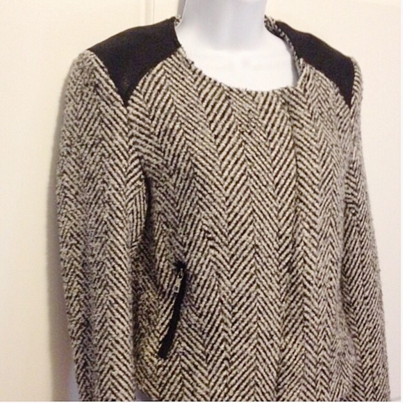 Karen Kane Mixed Media Moto Jacket - Picture 3 of 5